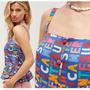 Farm Rio Fantastic Peplum Tank